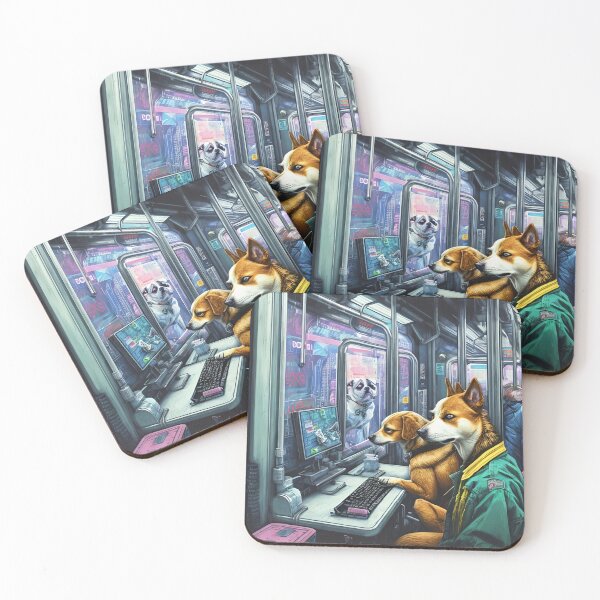 Item preview, Perros jugadores de PC designed and sold by adena182.