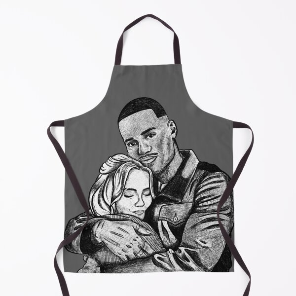 Item preview, Hugs (Fifteen & Ruby) - B&W ink sketch version  designed and sold by fictionaltrvlr.