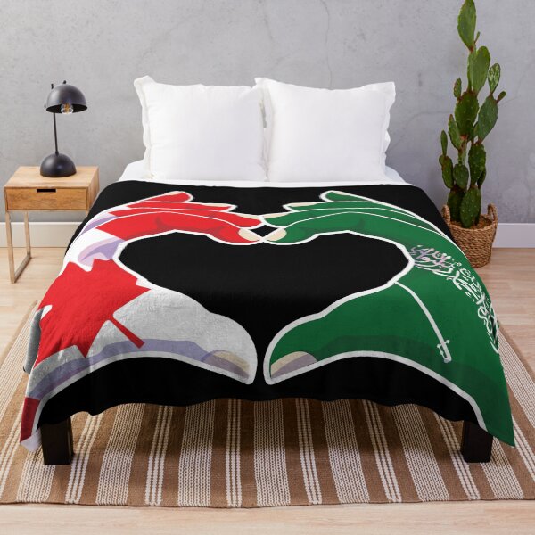 Item preview, Saudi Arabia Saudi Arabian Canadian Canada Love Heart Peace designed and sold by FlagX.
