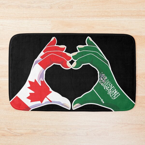 Item preview, Saudi Arabia Saudi Arabian Canadian Canada Love Heart Peace designed and sold by FlagX.