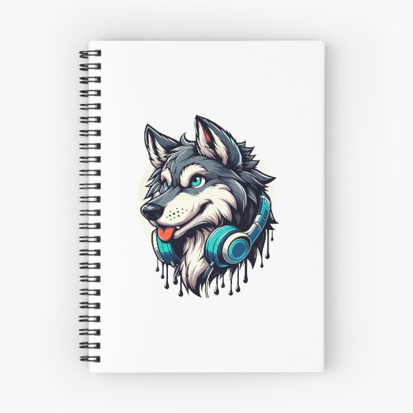 Item preview, Wolf With Headphones designed and sold by Designowner.
