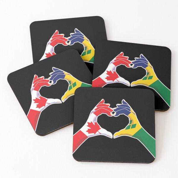Item preview, Saint Vincent and the Grenadines Canadian Canada Love Heart Peace designed and sold by FlagX.