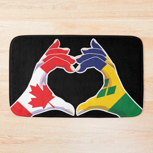 Item preview, Saint Vincent and the Grenadines Canadian Canada Love Heart Peace designed and sold by FlagX.