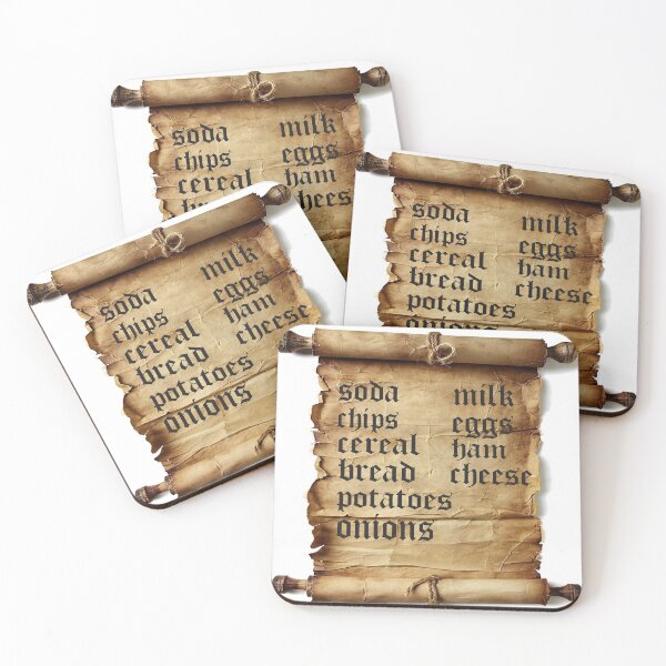 Item preview, Ye Olde Shopping List designed and sold by Surreallytee.