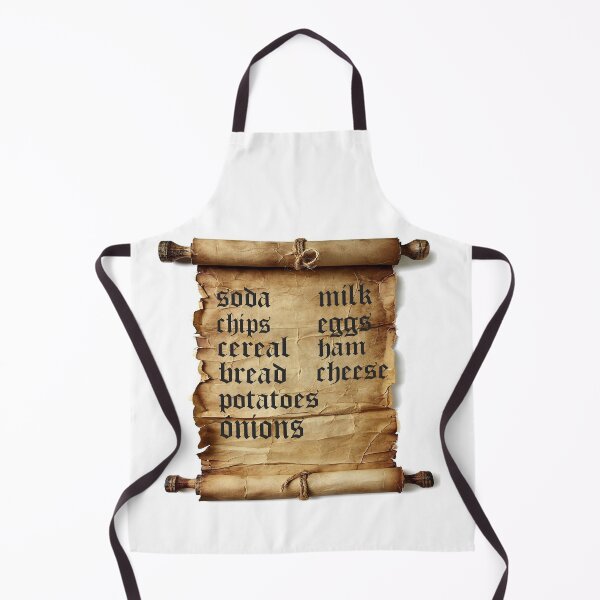 Item preview, Ye Olde Shopping List designed and sold by Surreallytee.