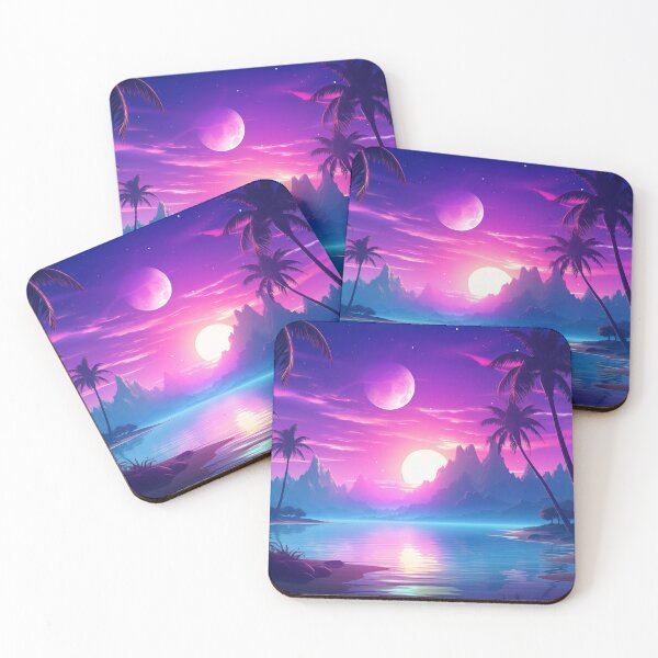 Item preview, Neon Shores Resonance: Horizon Synthesis in the Air designed and sold by Mullet Monkey.