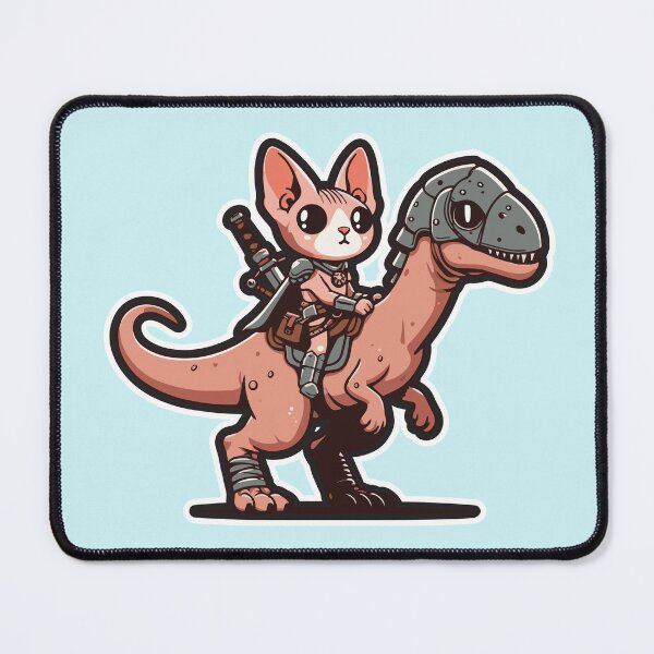 Item preview, Medieval Mischief: Armored Sphynx on Raptor designed and sold by DokiDoki-Design.