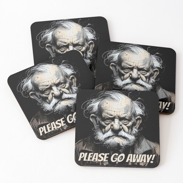 Item preview, Grumpy Old Man - Please Go Away! designed and sold by Probably Fine Designs.