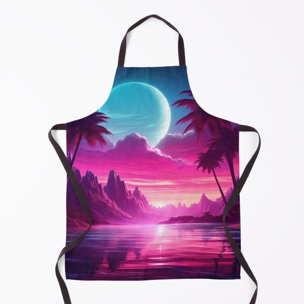 Item preview, Tropical Luminescence: Retro Wave Refuge Atmosphere designed and sold by Mullet Monkey.