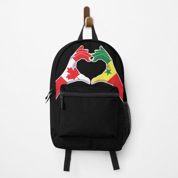 Item preview, Senegal Senegalese Canadian Canada Love Heart Peace designed and sold by FlagX.