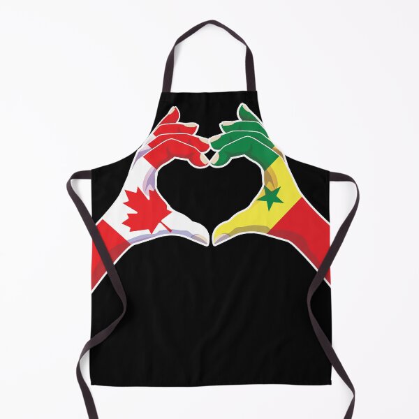 Item preview, Senegal Senegalese Canadian Canada Love Heart Peace designed and sold by FlagX.