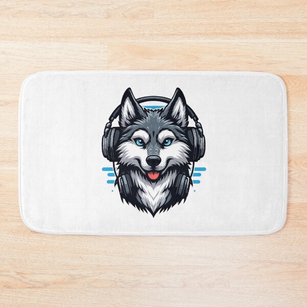 Item preview, Wolf With Headphones designed and sold by Designowner.