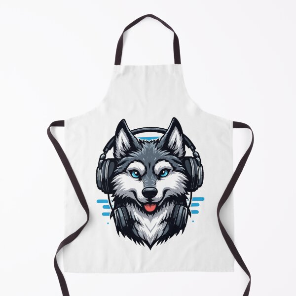 Artikelvorschau, Wolf mit Kopfhörern entworfen und verkauft von Designowner.