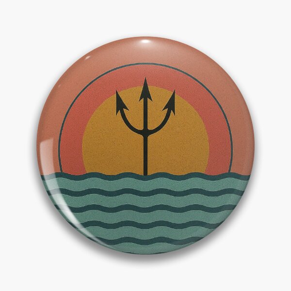 Item preview, Percy - Retro Nautical Trident designed and sold by Retro Travel Design.