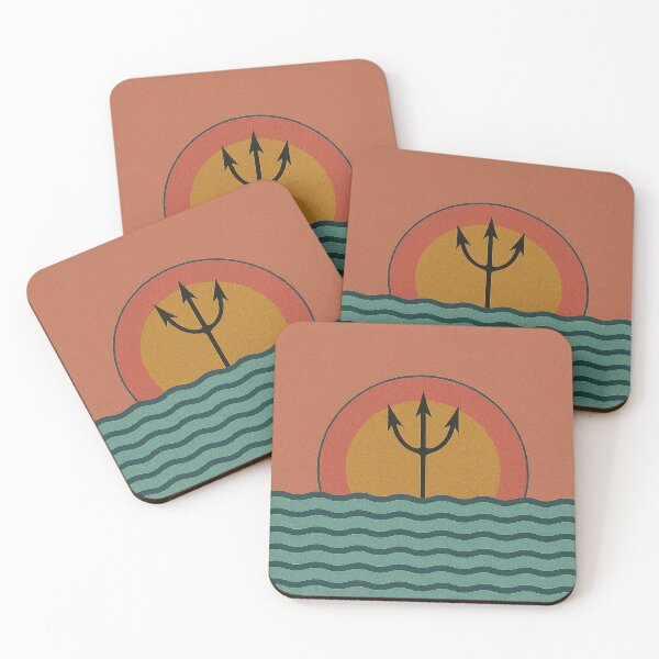 Item preview, Percy - Retro Nautical Trident designed and sold by Retro Travel Design.