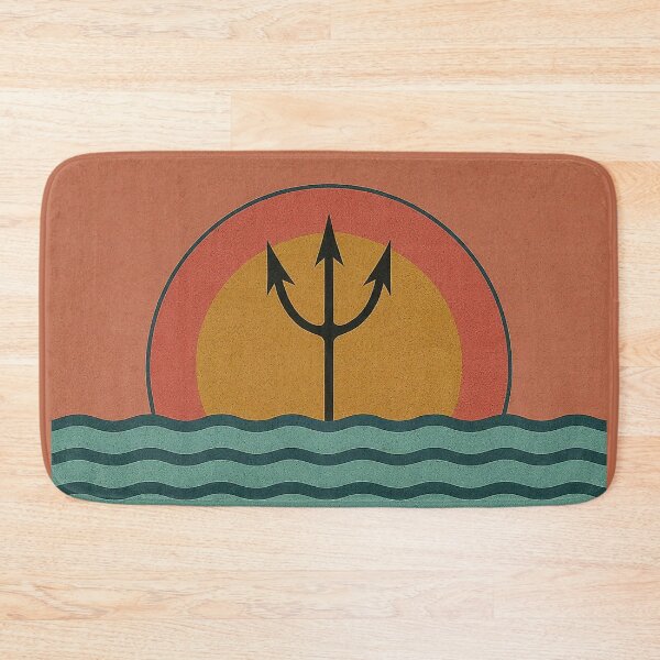Item preview, Percy - Retro Nautical Trident designed and sold by Retro Travel Design.