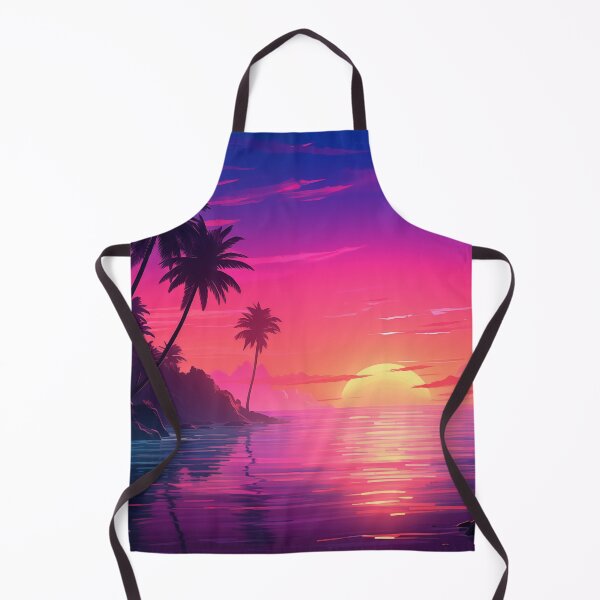 Item preview, Lush Synthwave Retreat: Horizon Vibes Atmosphere designed and sold by Mullet Monkey.