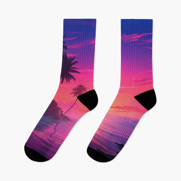 Item preview, Lush Synthwave Retreat: Horizon Vibes Atmosphere designed and sold by Mullet Monkey.