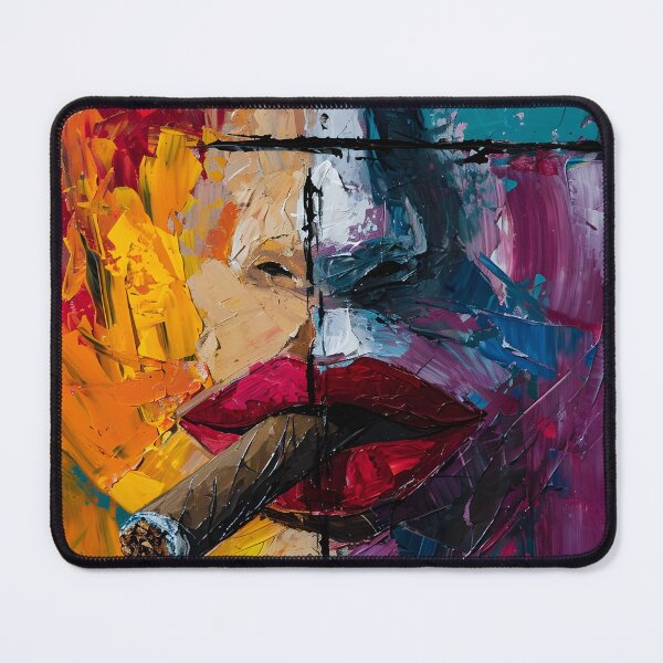Item preview, Whispers of Time - A Masterpiece Where Vivid Colors Meet Modern Aesthetics in Loose Bold Brushstrokes designed and sold by OlfactoART Studio.