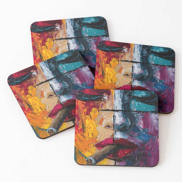 Item preview, Whispers of Time - A Masterpiece Where Vivid Colors Meet Modern Aesthetics in Loose Bold Brushstrokes designed and sold by OlfactoART Studio.