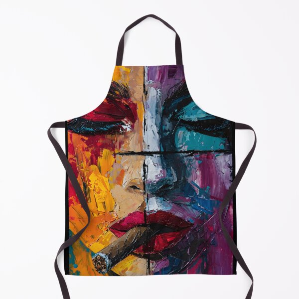 Item preview, Whispers of Time - A Masterpiece Where Vivid Colors Meet Modern Aesthetics in Loose Bold Brushstrokes designed and sold by OlfactoART Studio.