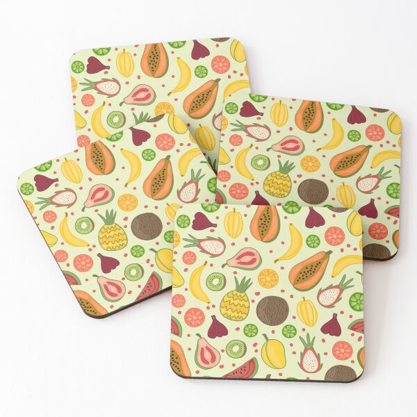Item preview, Tropical fruits seamless pattern designed and sold by DesignsbySimons.