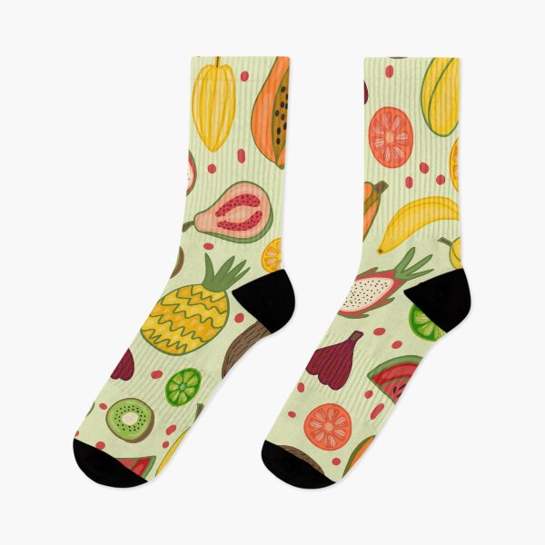 Item preview, Tropical fruits seamless pattern designed and sold by DesignsbySimons.