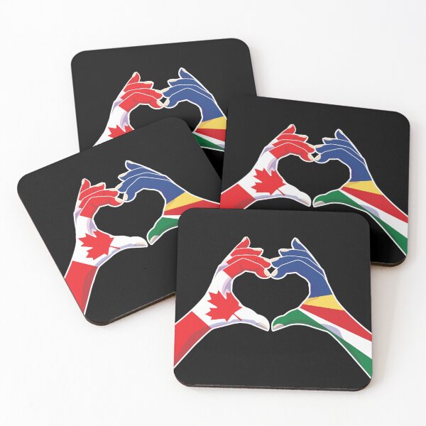 Item preview, Seychelles Seychellois Canada Canadian Love Heart Peace designed and sold by FlagX.