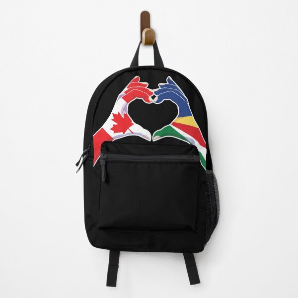 Item preview, Seychelles Seychellois Canada Canadian Love Heart Peace designed and sold by FlagX.
