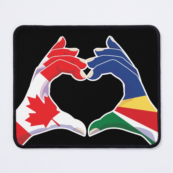 Item preview, Seychelles Seychellois Canada Canadian Love Heart Peace designed and sold by FlagX.