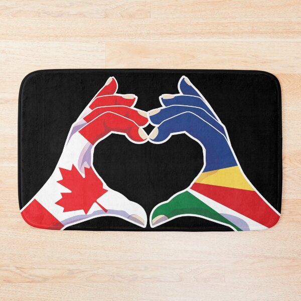 Item preview, Seychelles Seychellois Canada Canadian Love Heart Peace designed and sold by FlagX.