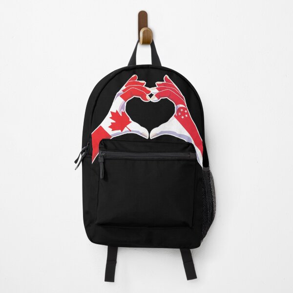 Item preview, Singapore Singaporean Canadian Canada Love Heart Peace designed and sold by FlagX.