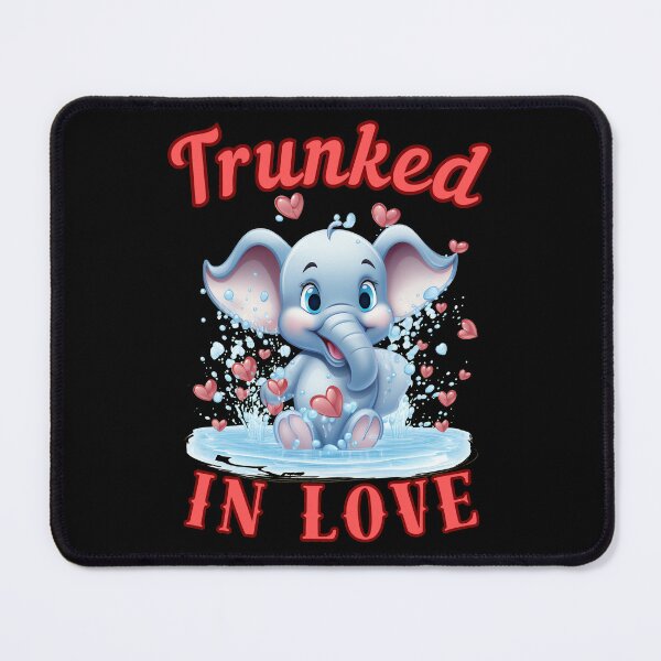 Item preview, Trunked In Love. colorful elephant designed and sold by ElephantVibes.