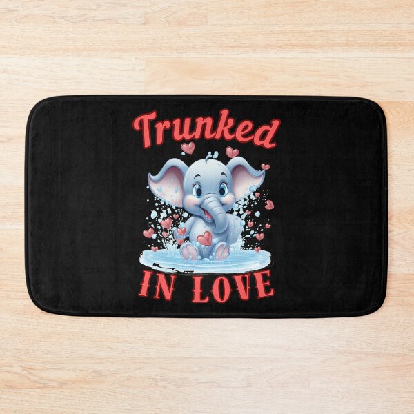 Item preview, Trunked In Love. colorful elephant designed and sold by ElephantVibes.