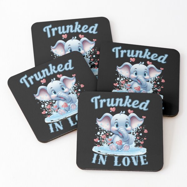 Item preview, Trunked In Love. elephant face designed and sold by ElephantVibes.