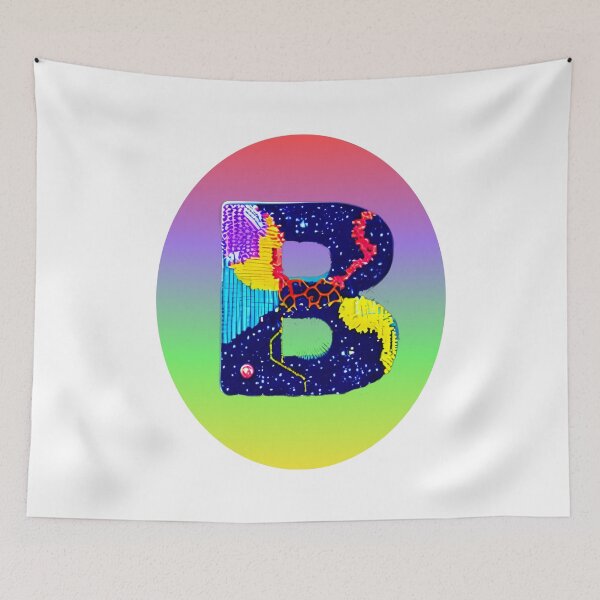 Item preview,  letter B, monogram. typography collage. ABC art. gift 2024 designed and sold by Minibubb.