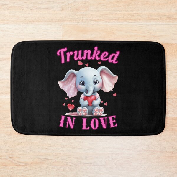 Item preview, Trunked In Love. elephant saying designed and sold by ElephantVibes.