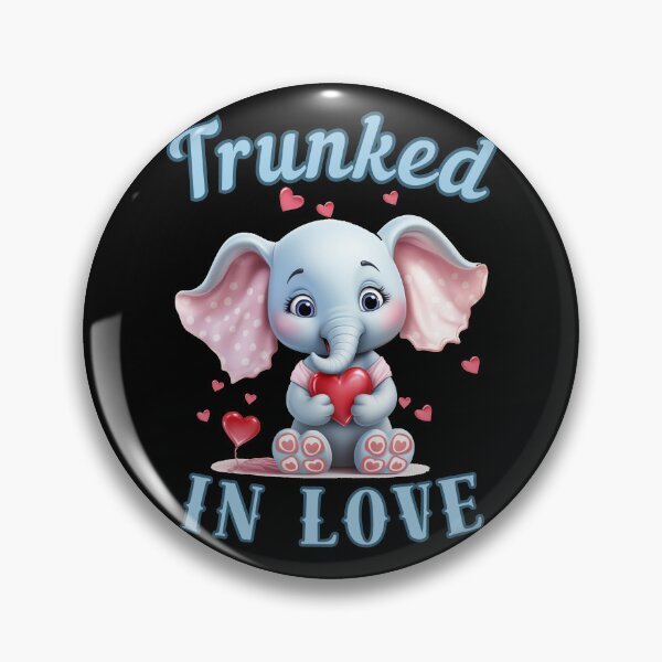 Item preview, Trunked In Love. elephant quote designed and sold by ElephantVibes.