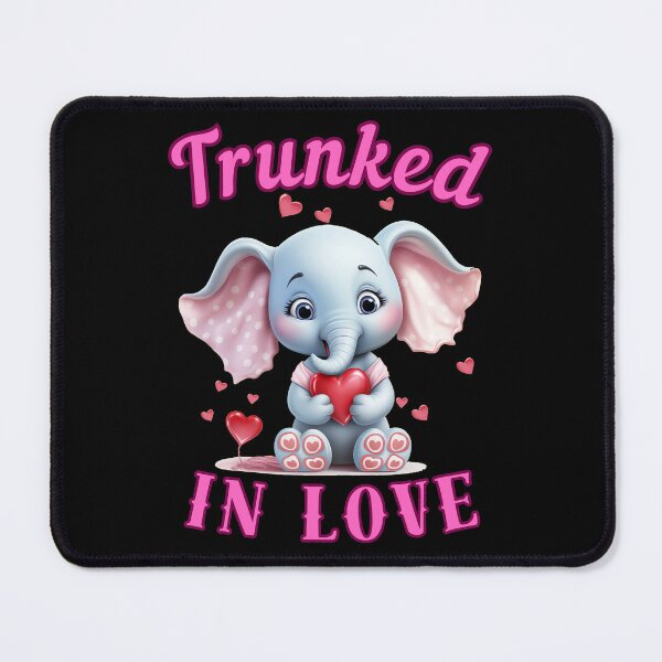 Item preview, Trunked In Love. elephant saying designed and sold by ElephantVibes.