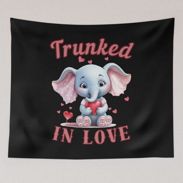 Item preview, Trunked In Love. Flower elephant designed and sold by ElephantVibes.