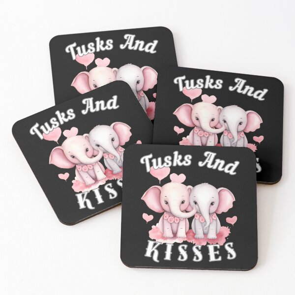 Item preview, Tusks And Kisses designed and sold by ElephantVibes.