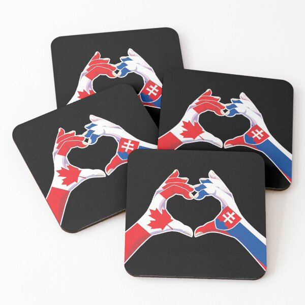 Item preview, Slovakia Slovakian Canadian Canada Love Heart Peace designed and sold by FlagX.