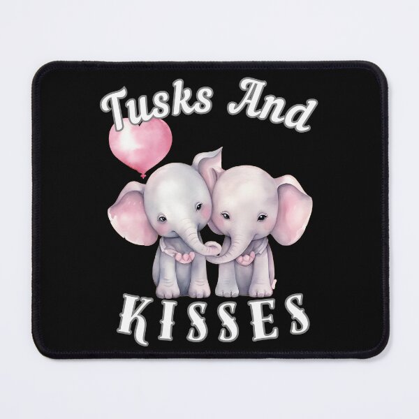 Item preview, Tusks And Kisses. surreal elephant designed and sold by ElephantVibes.