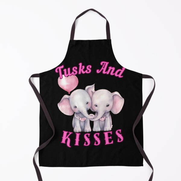 Item preview, Tusks And Kisses. elephant saying designed and sold by ElephantVibes.