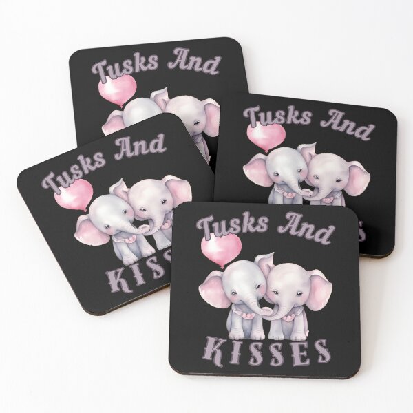 Item preview, Tusks And Kisses. Flower elephant designed and sold by ElephantVibes.
