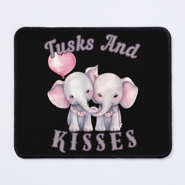 Item preview, Tusks And Kisses. Flower elephant designed and sold by ElephantVibes.