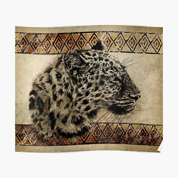 Serengeti Leopard Poster