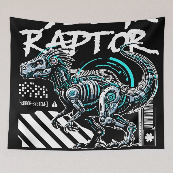 Item preview, Cyber Raptor 2 - Velociraptor - Dinosaur designed and sold by Design Raptor.