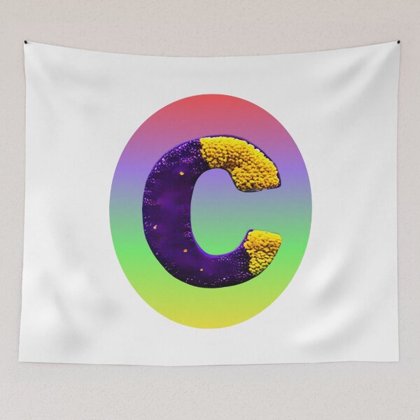 Item preview, letter C, monogram. typography collage. ABC art. gift 2024 designed and sold by Minibubb.