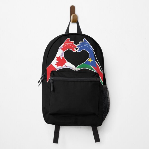 Item preview, South Sudan South Sudanese Canada Love Heart Peace designed and sold by FlagX.